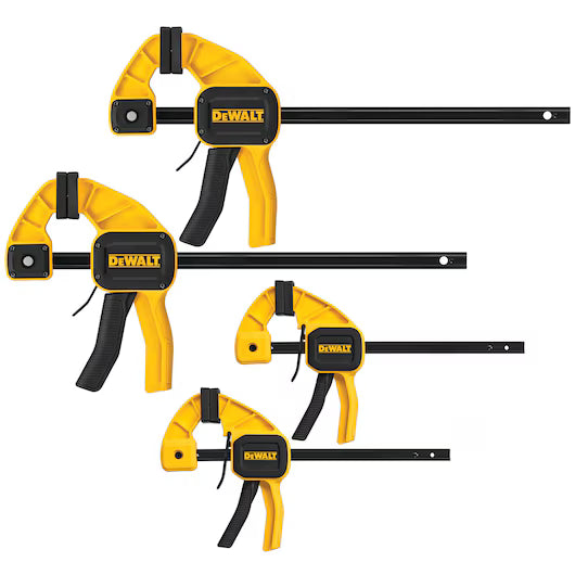 DEWALT DWHT83196, Medium and Large Trigger Clamps - 4 Pack