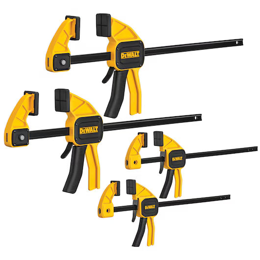 DEWALT DWHT83196, Medium and Large Trigger Clamps - 4 Pack