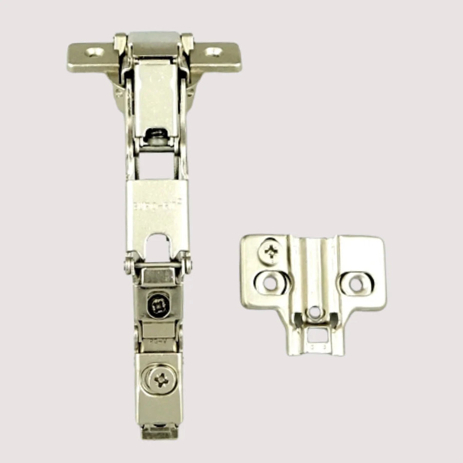 Eurofit ET-170AP, 170º Overlay NON Soft Close Hinge for Base Cabinet