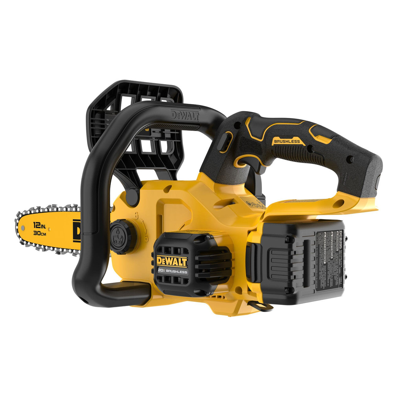 DEWALT DCCS621P1, 20V MAX Compact 12'' Brushless Chainsaw Kit (5.0