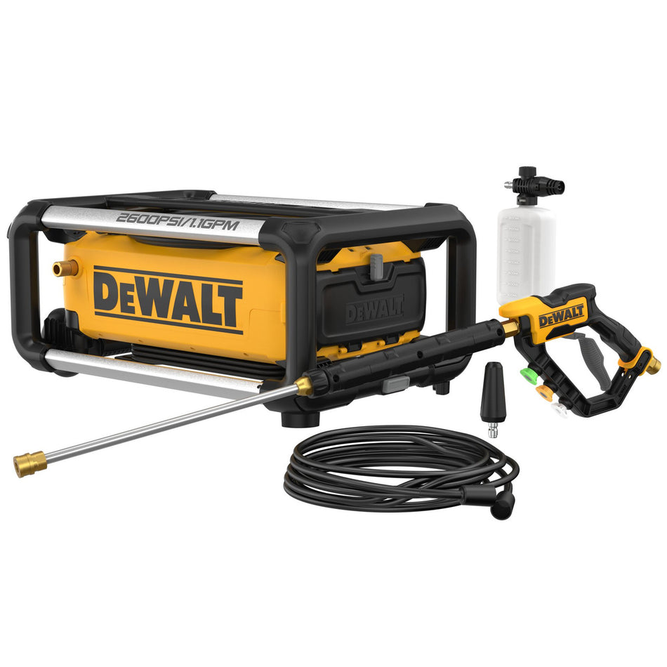 DEWALT DWPW2600, 2600PSI 13 Amp Electric Cold Water Jobsite Pressure Washer