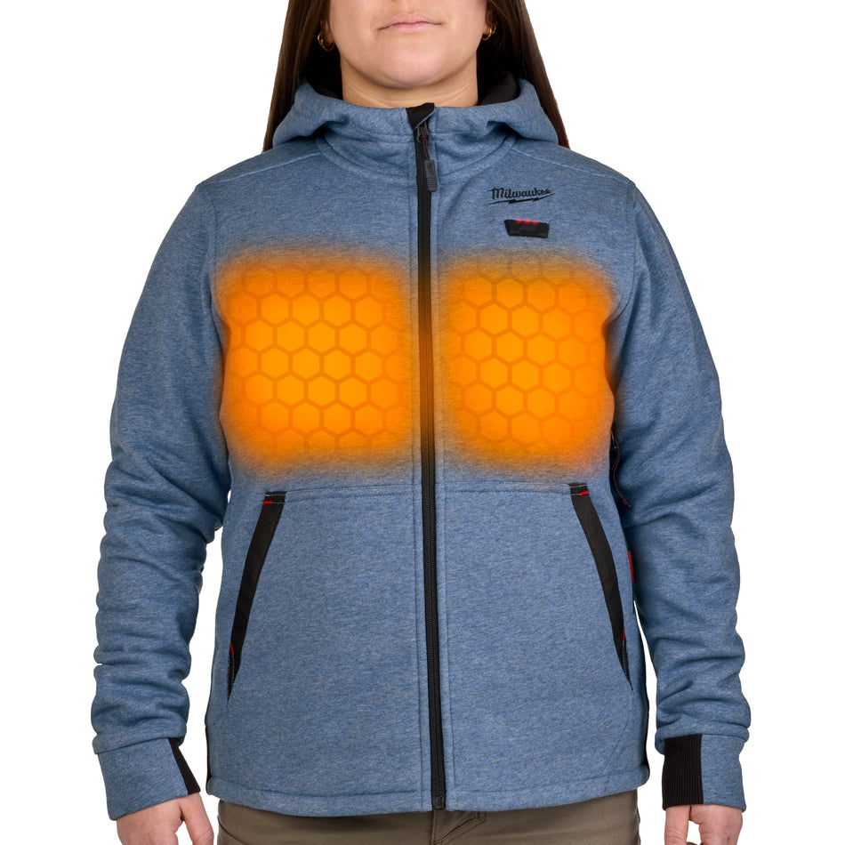 Milwaukee F200U-21, M12 BLUE HEAT WOMENS HOODIE KIT