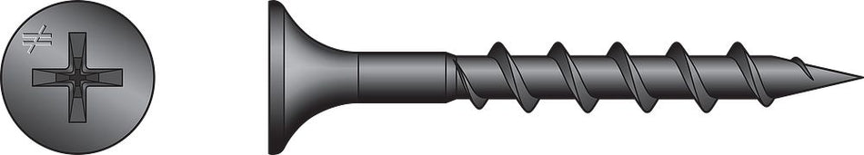 Quik Drive DWC114PS, Collated Drywall Screws #6 X 1-1/4" Bugle Head, Sharp-Point w/Gray Phosphate Coating (2500pcs/Box)