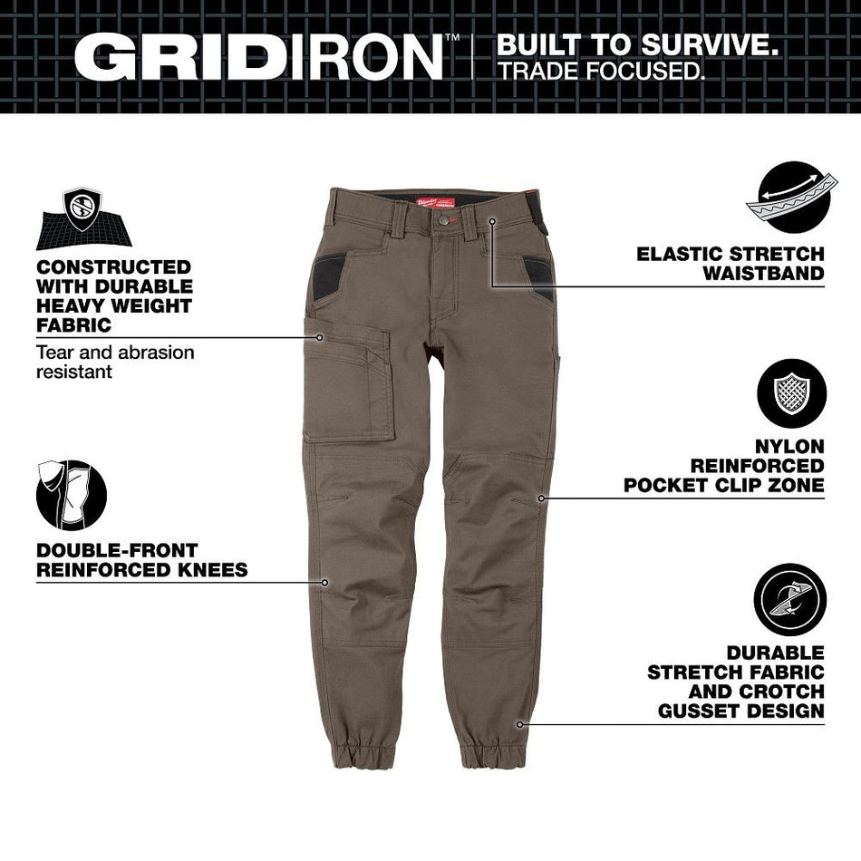 Milwaukee F652N Women's GRIDIRON™ Double Knee Jogger Pants