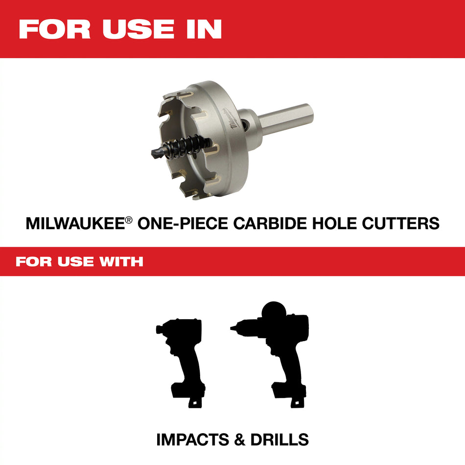 Milwaukee 49-57-8660, One-Piece Carbide Hole Cutter PILOT BIT
