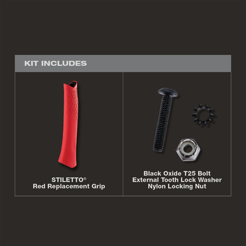 Stiletto TBRG-R, STILETTO® Red Replacement Grip