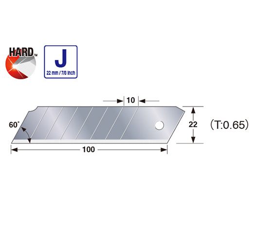 Tajima LCB-62, [J]  Endura-Blade™, 8-point, 10-blade hard pack