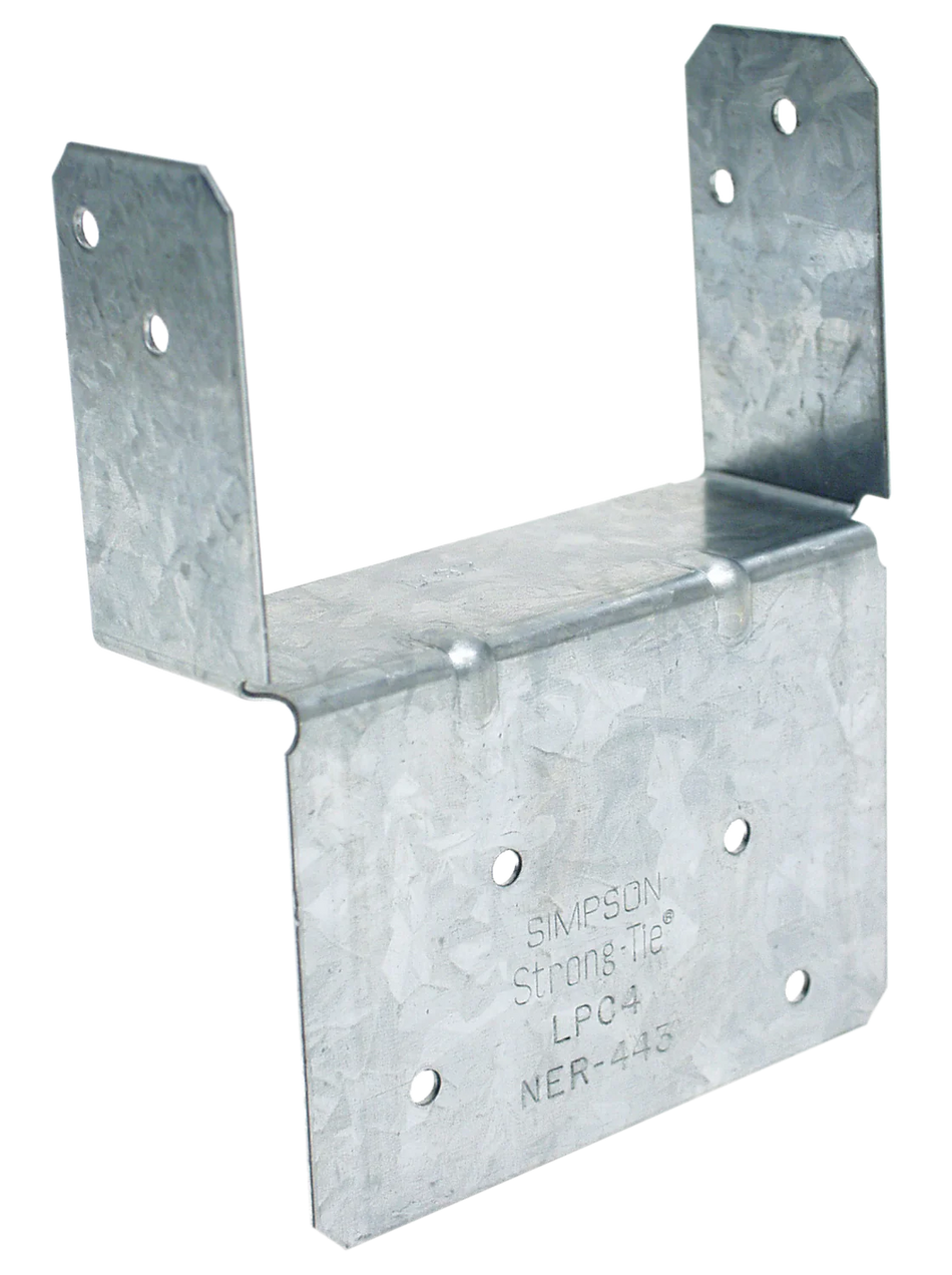 Simpson Strong Tie LPC4Z, ZMAX Galvanized Adjustable Post Cap for 4x (40/Box)