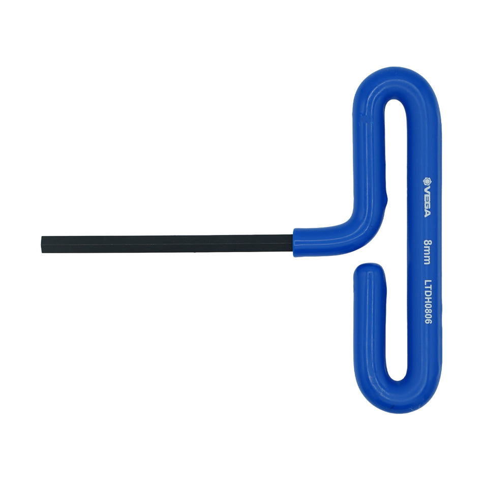 Vega LTDH0806, Hex 8mm T-Handle Loop Comfort Grip x 6"