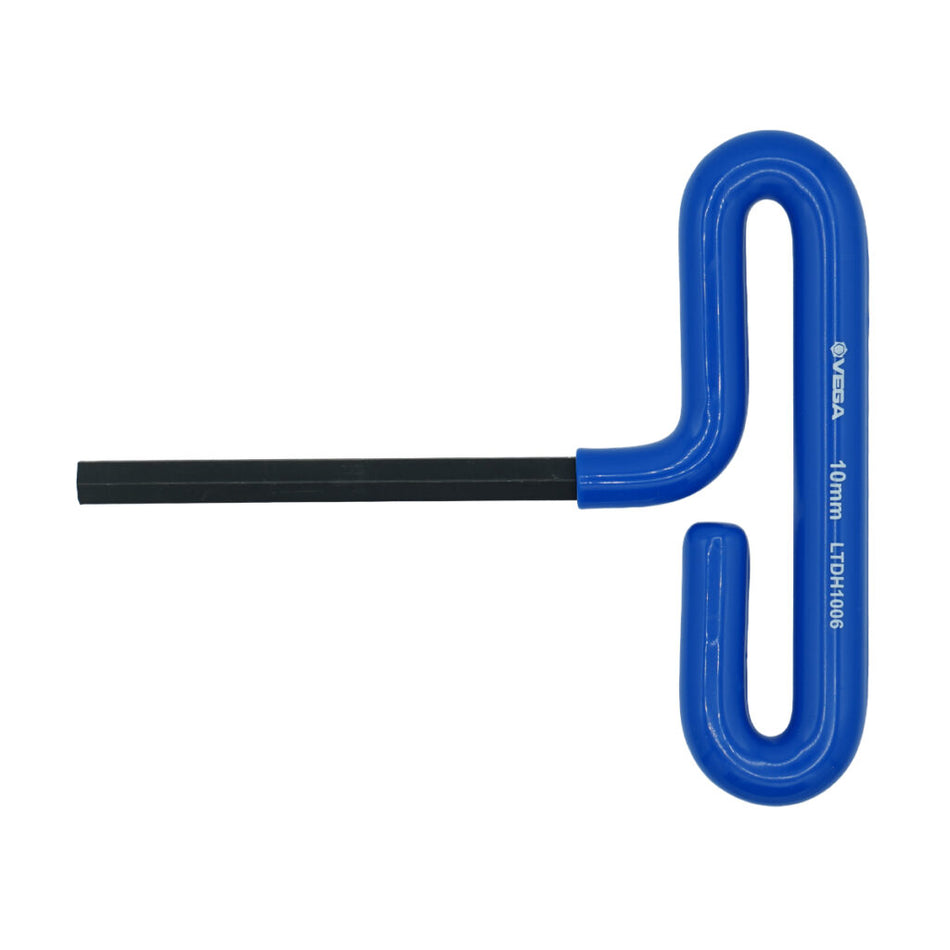 Vega LTDH1006, Hex 10mm T-Handle Loop Comfort Grip x 6"