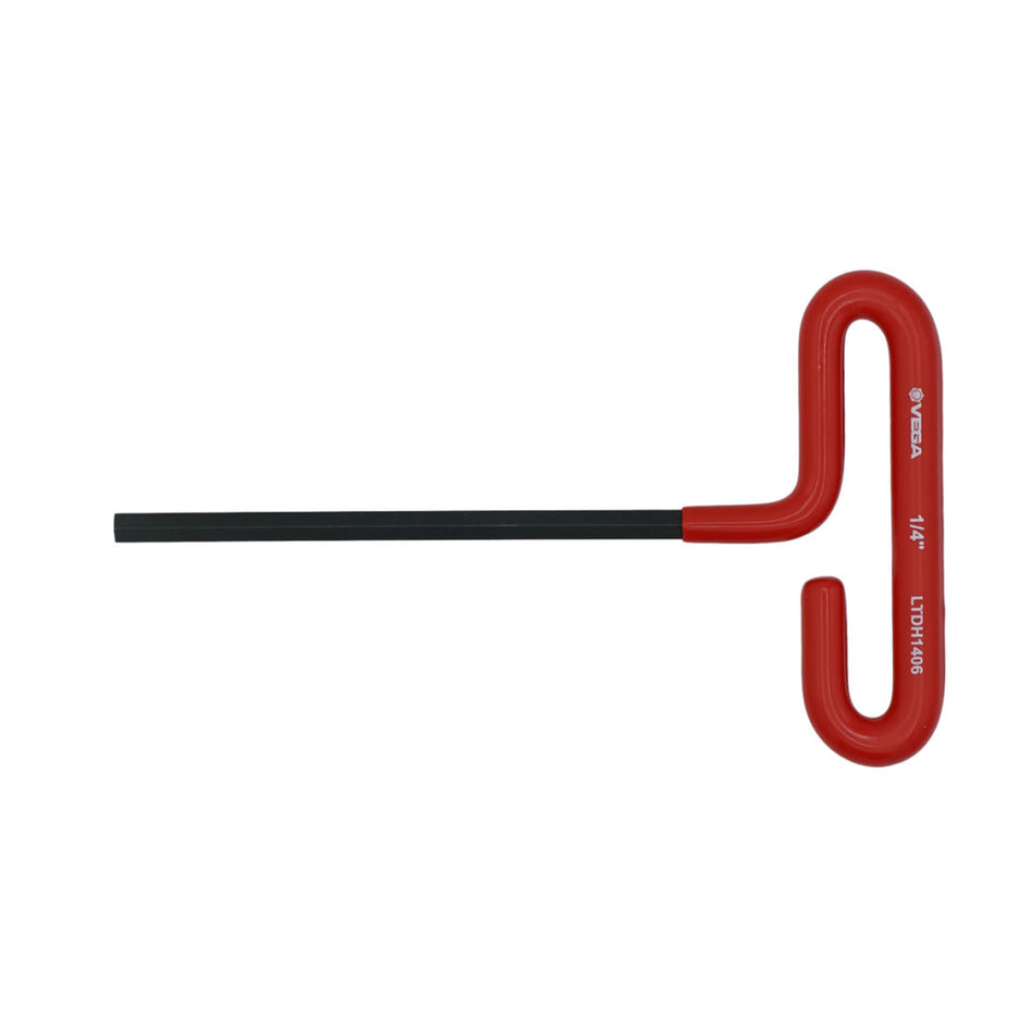 Vega LTDH1406, Hex 1/4" T-Handle Loop Comfort Grip x 6"