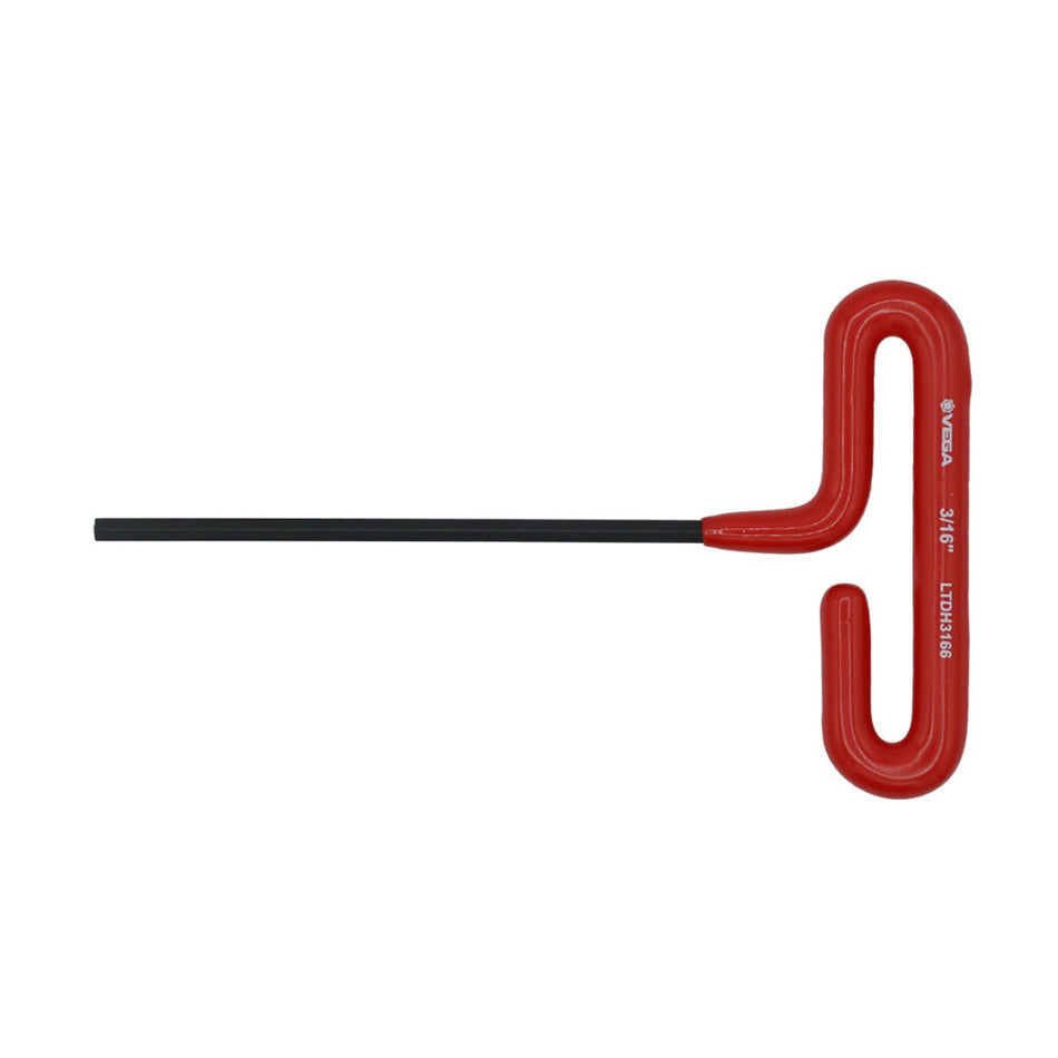 Vega LTDH3166, Hex 3/16" T-Handle Loop Comfort Grip x 6"