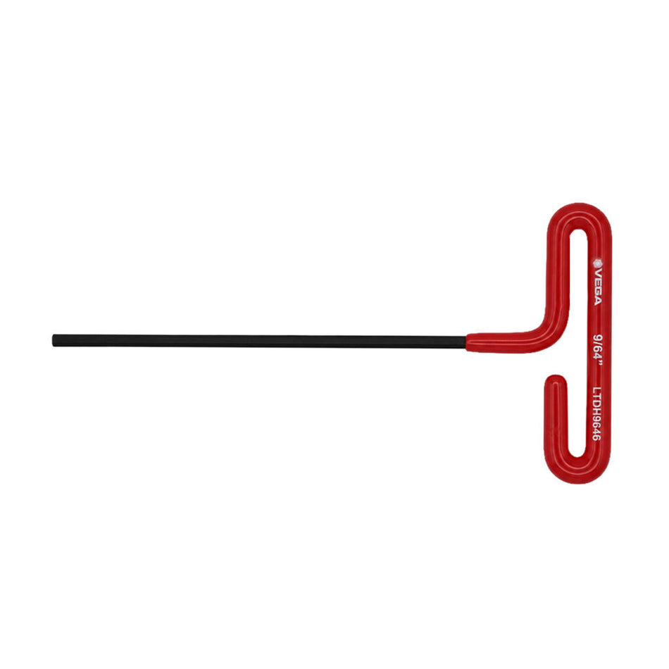 Vega LTDH9646, Hex 9/64" T-Handle Loop Comfort Grip x 6"