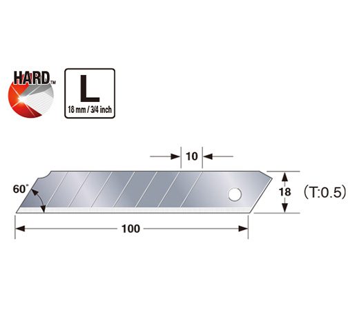 Tajima LCB-50, [L]  Endura-Blade™, 8-point, 10-blade safety dispenser