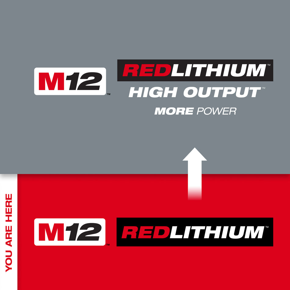 Milwaukee 48-11-2420, M12 REDLITHIUM Compact Battery (2.0 Ah)