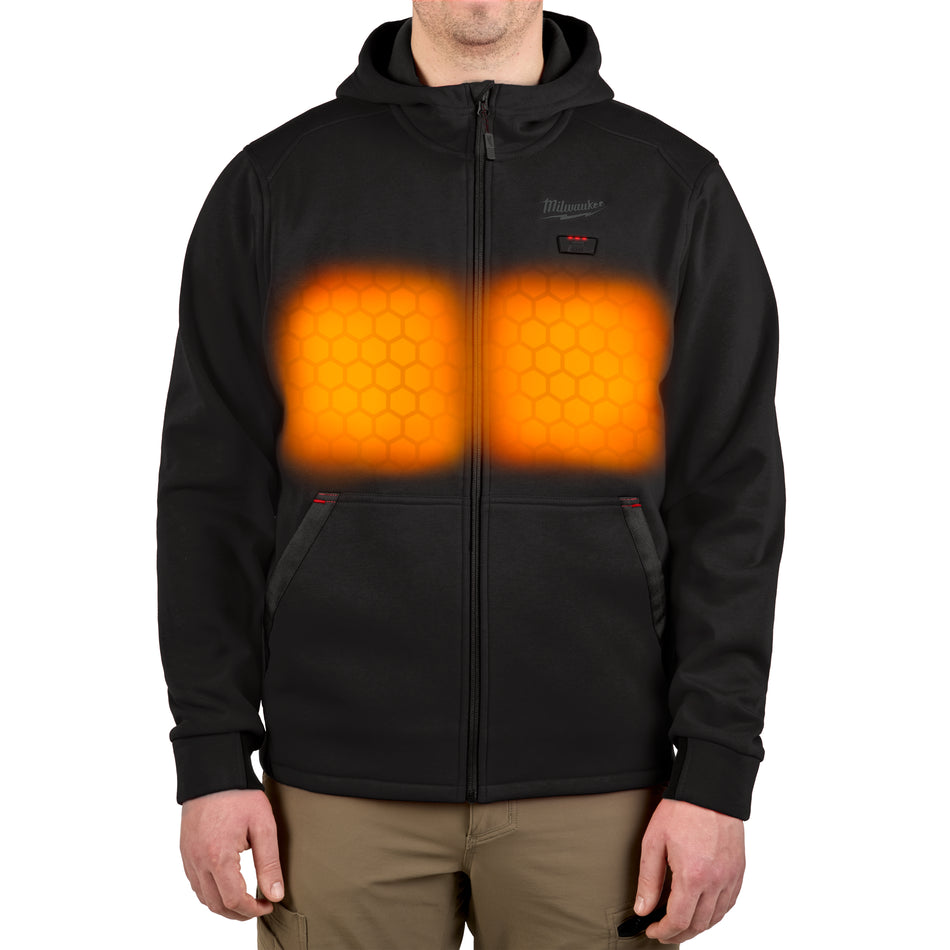 Milwaukee M200B-21,  M12 BLACK HEATED HOODIE KIT