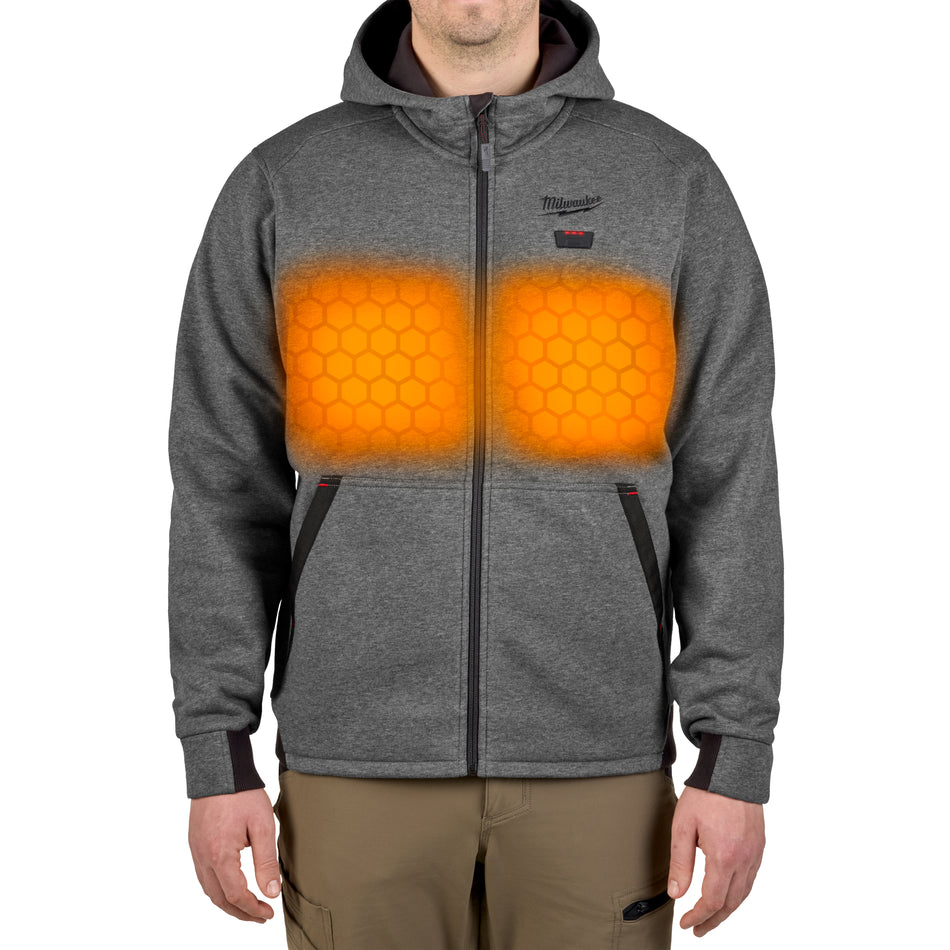 Milwaukee M200G-21, M12 GRAY HEATED HOODIE KIT