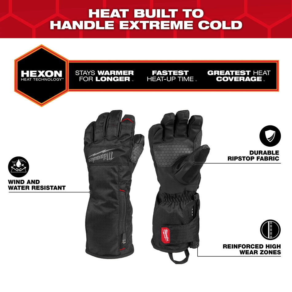 Milwaukee M700B-21, BLACK HEATED GLOVES KIT