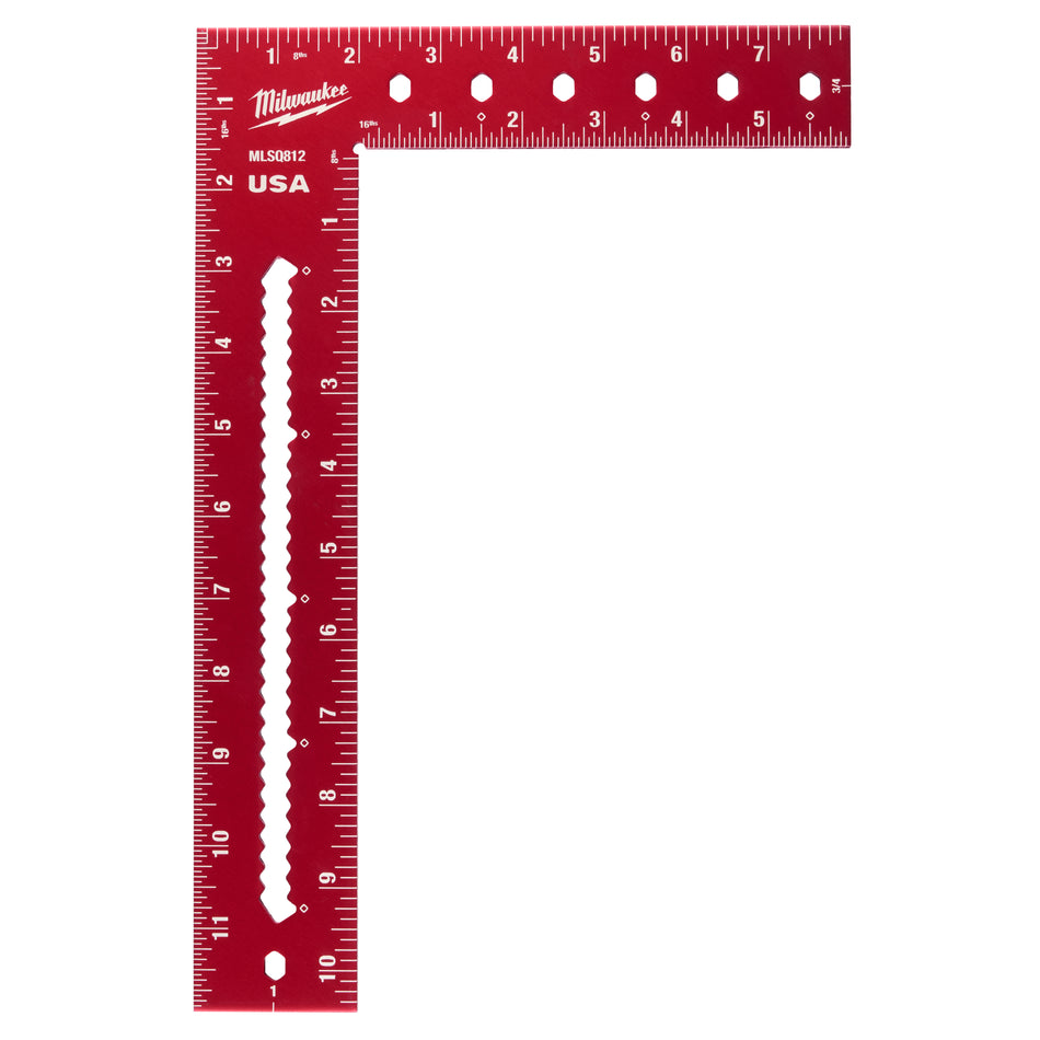 Milwaukee MLSQ812, 8" x 12" Framing Square