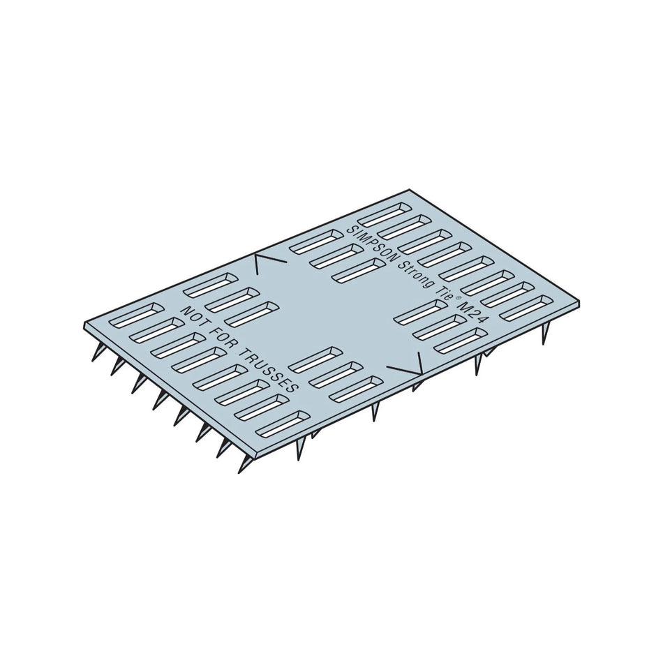 Simpson Strong Tie MP24, Mending Plate 2 X 4 (100/Box)