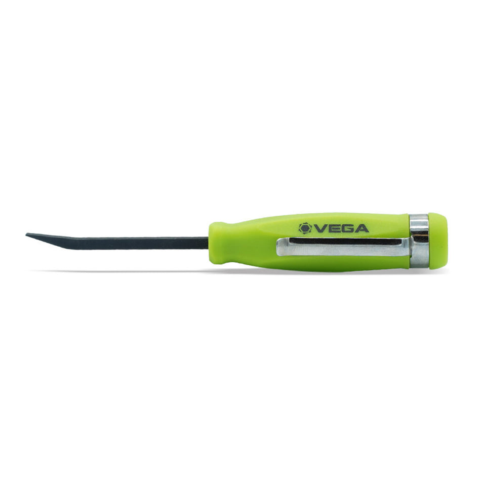 Vega MPB1820-G, Mini Magnetic Pry Bar 20 Degree Blade - Hi Vis Green
