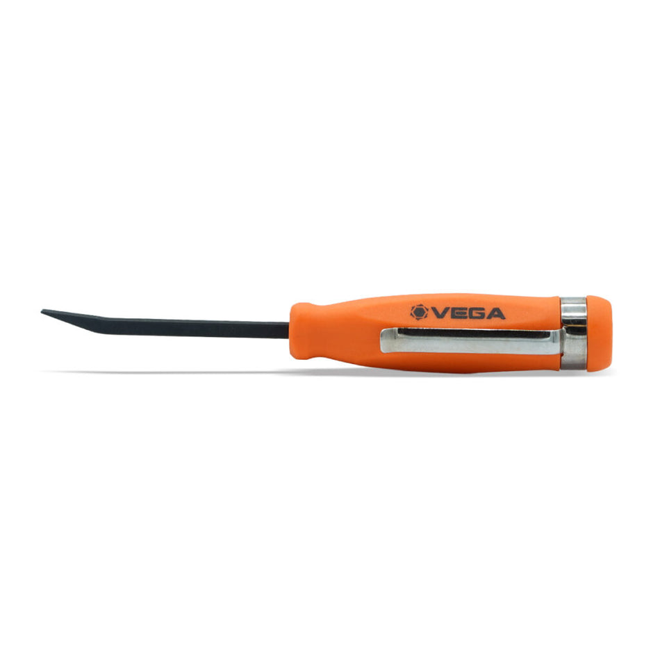 Vega MPB1820-O, Mini Magnetic Pry Bar 20 Degree Blade - Orange