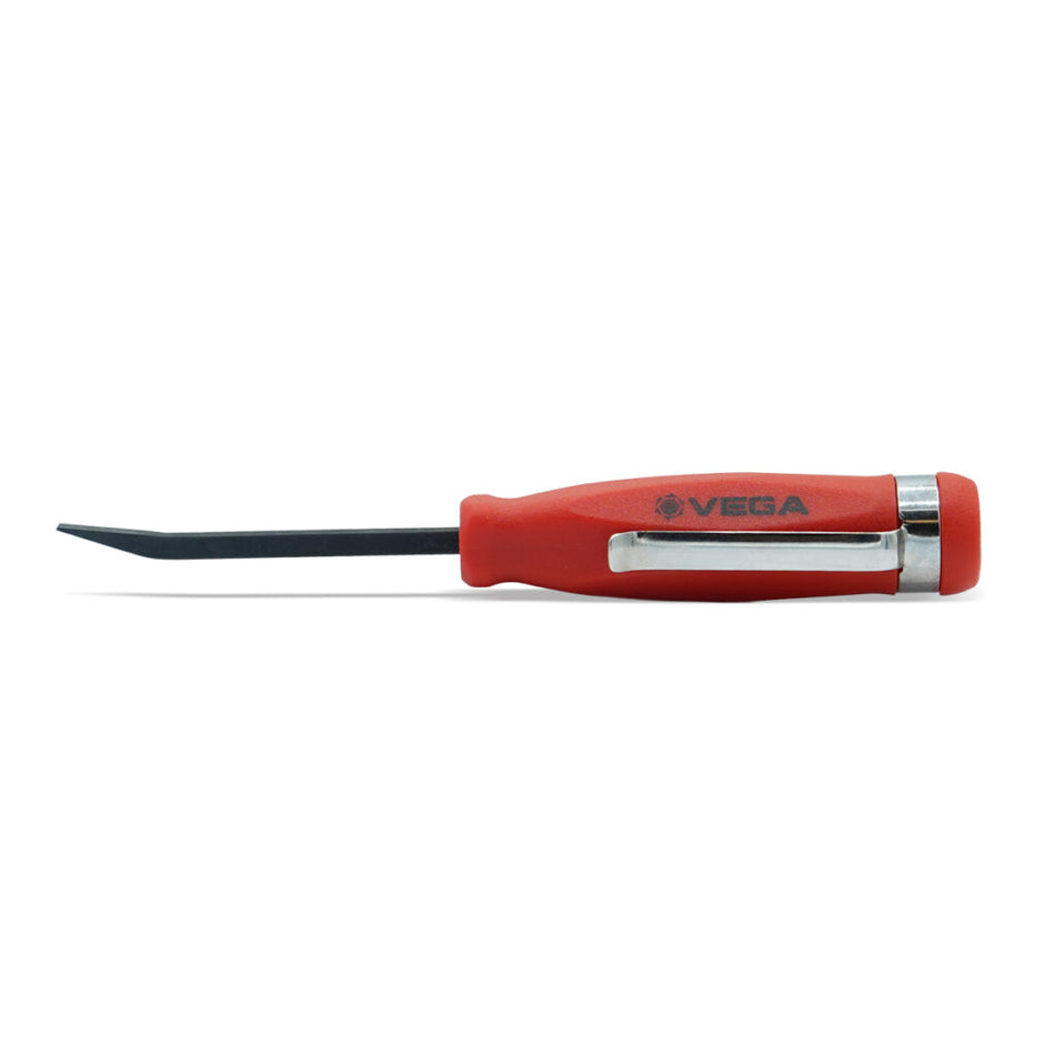 Vega MPB1820-R, Mini Magnetic Pry Bar 20 Degree Blade - Red