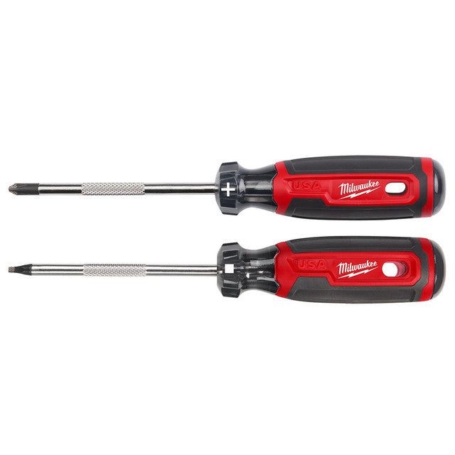 Milwaukee MT200-2A, 2 PC. 4" Cushion Grip Screwdriver Set (CANADA)