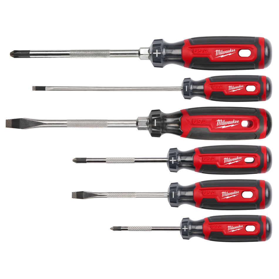 Milwaukee MT207, 5/16" Slotted 6" Cushion Grip Screwdriver (USA)