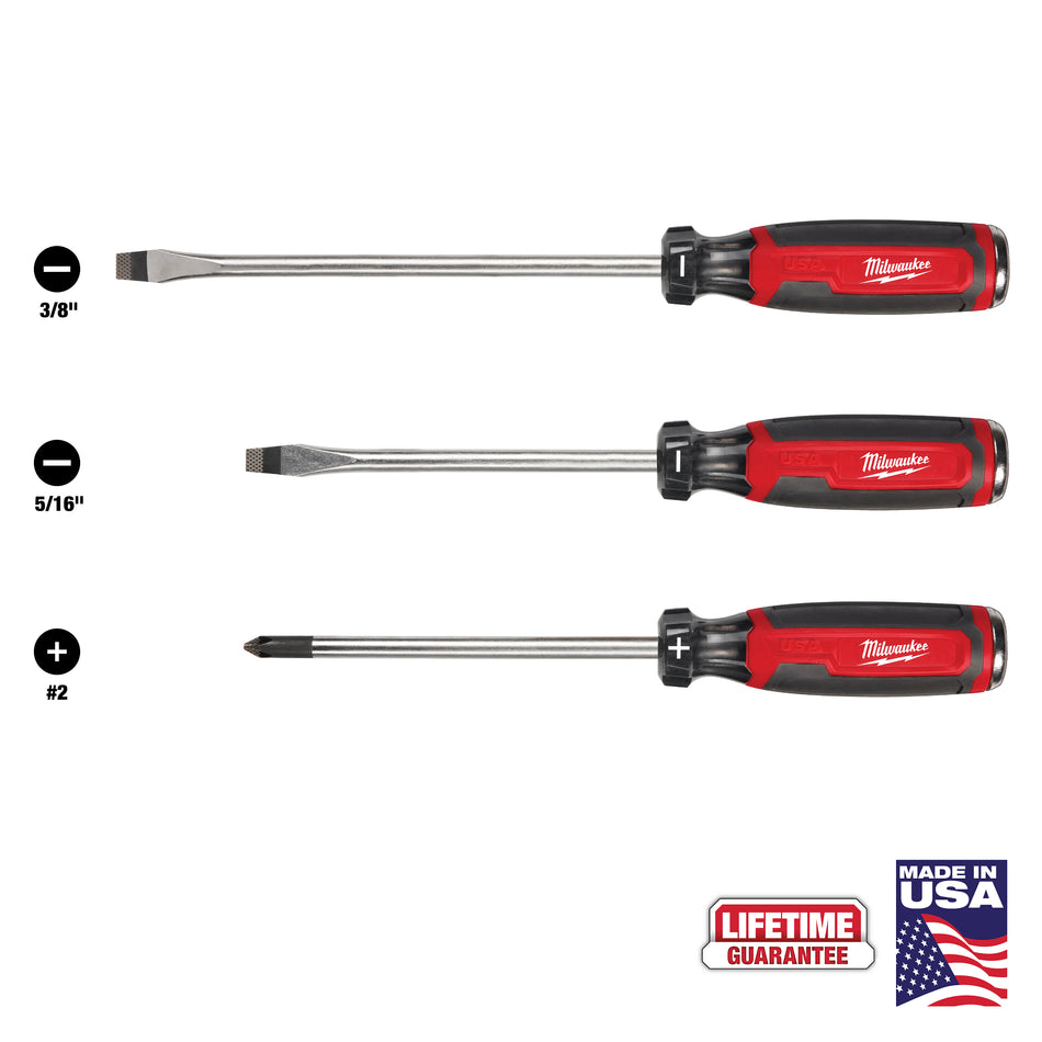 Milwaukee MT205, #2 Phillips 6" Cushion Grip Demolition Screwdriver (USA)