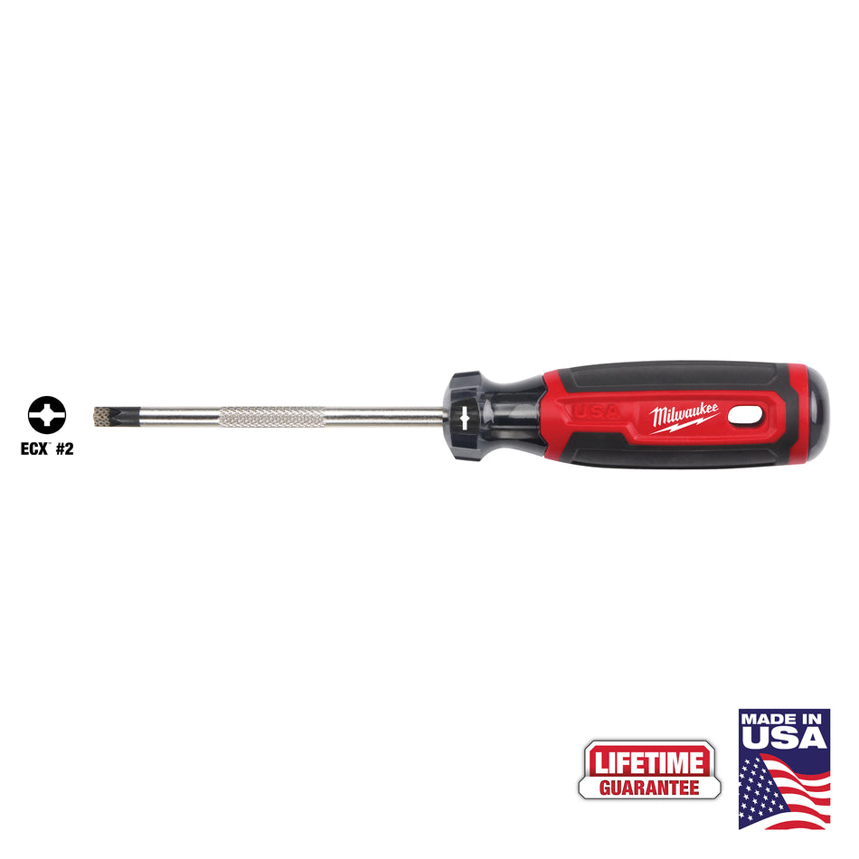 Milwaukee MT216, #2 ECX 4" Cushion Grip Screwdriver (USA)