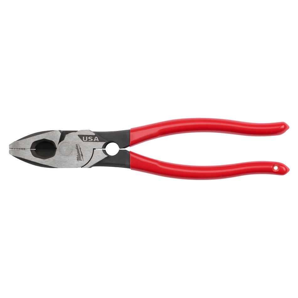 Milwaukee MT500T, 9" Lineman's Dipped Grip Pliers w/ Thread Cleaner (USA)