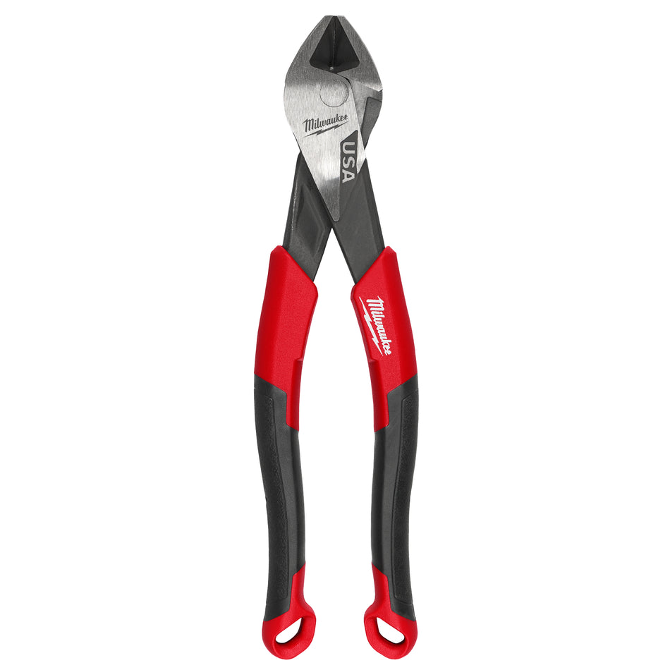 Milwaukee MT558A, 8" Angled Head Diagonal Comfort Grip Cutting Pliers (USA)