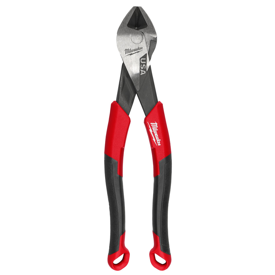 Milwaukee MT558A, 8" Angled Head Diagonal Comfort Grip Cutting Pliers (USA)