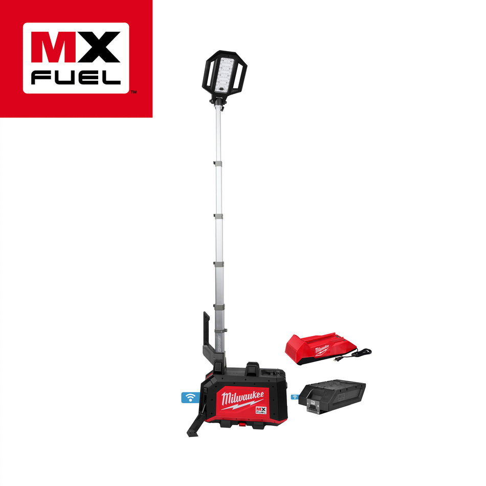 Milwaukee MXF040-1XC, MX FUEL™ ROCKET™ Dual Power Compact Tower Light