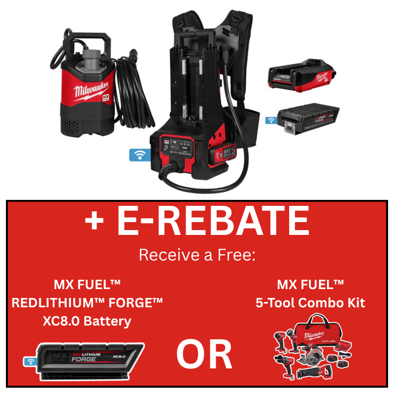 Milwaukee MXF211-1XC, MX FUEL™ 1HP 2" Submersible Pump Kit