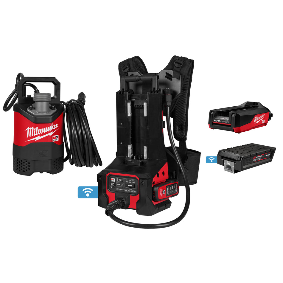 Milwaukee MXF211-1XC, MX FUEL™ 1HP 2" Submersible Pump Kit