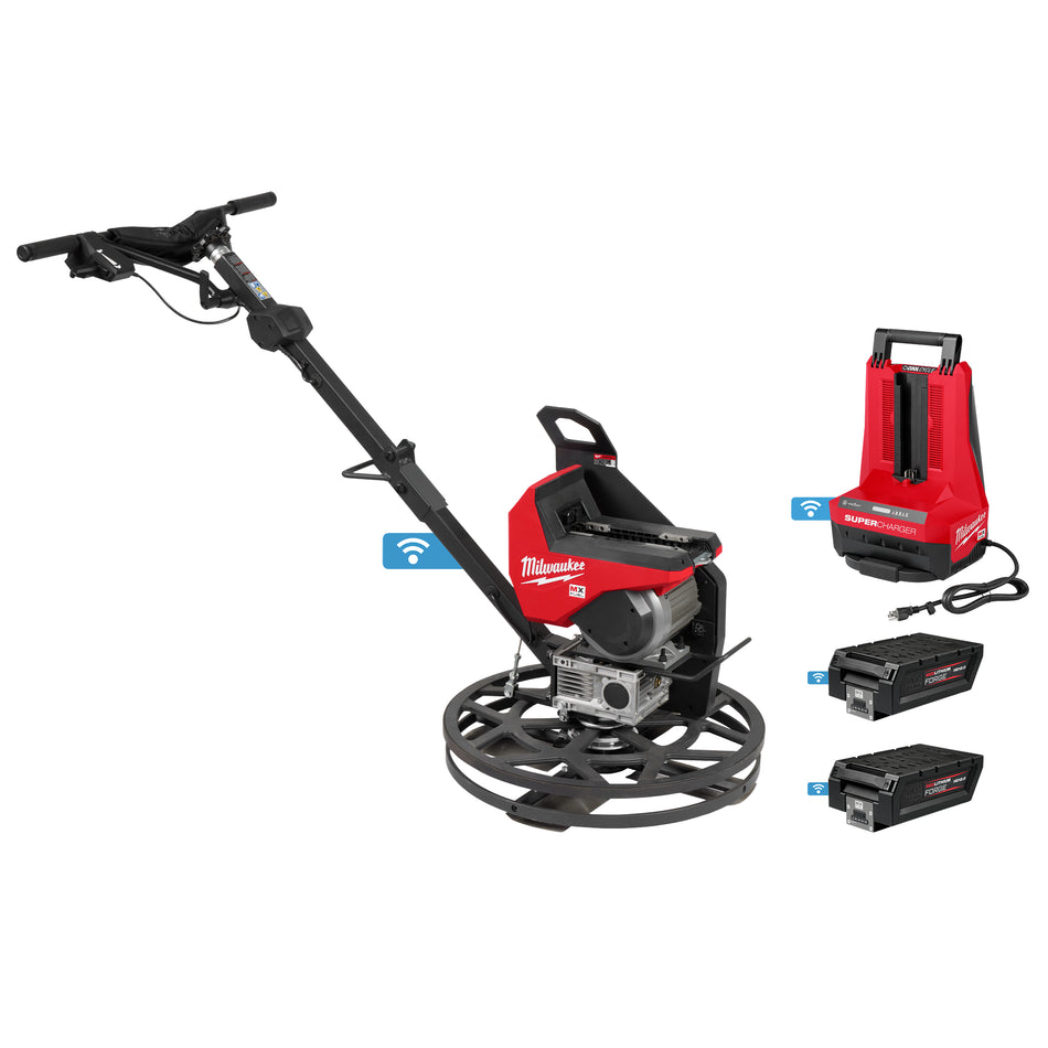 Milwaukee MXF324-2HD, MX FUEL 24in Walk-Behind Edging Trowel Kit
