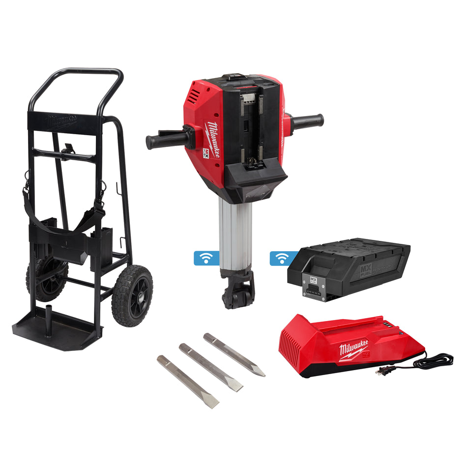 Milwaukee MXF368-1XC, MX FUEL Demolition Breaker Kit