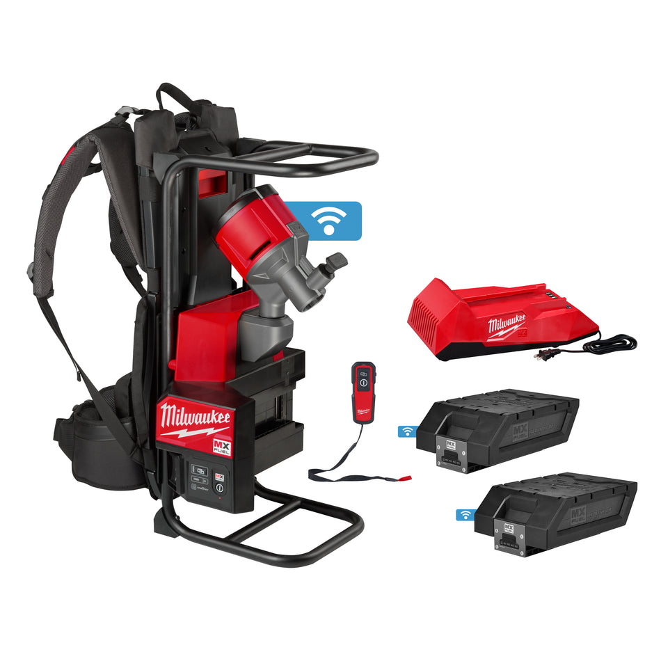 Milwaukee MXF371-2XC, MX FUEL Brushless Cordless Backpack Concrete Vibrator Kit