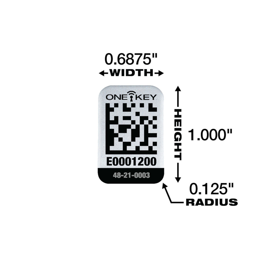Milwaukee 48-21-0003, ONE-KEY™ Asset ID Tag – Small Metal Surface