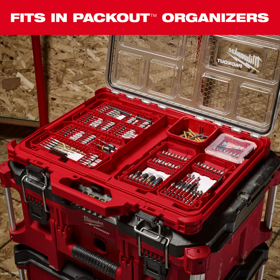 Milwaukee 48-32-9930, Customizable Small Compact Case for IMpact Driver Accessories