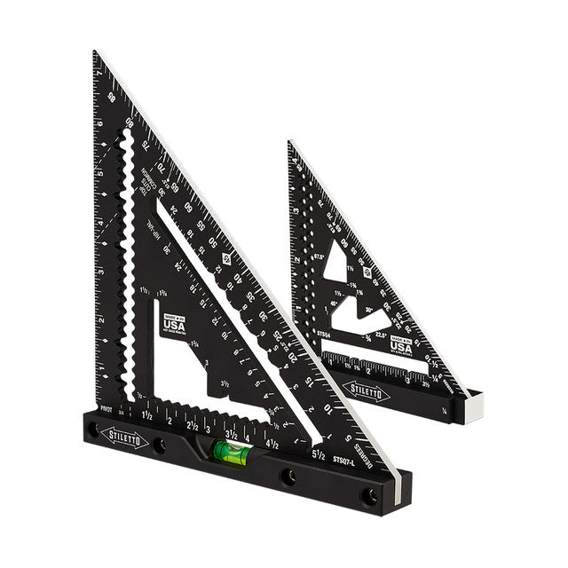 Stiletto STSQ7-LP, 4.5in and 7in Rafter Square Set