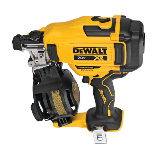 DEWALT DCN45RNB, 20V MAX 15°  Coil Roofing Nailer (Tool Only)