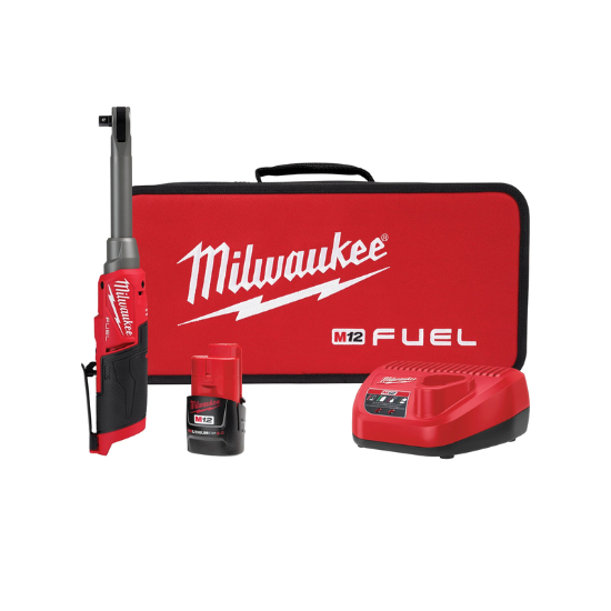 Milwaukee 2569-21, M12 FUEL 3/8" Extended Reach High Speed Ratchet Kit