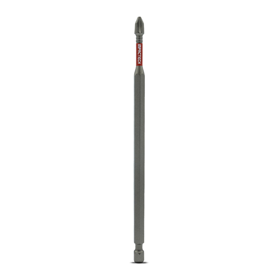 Vega T1150P2A-C1, Impactech Phillips #2 Power Bit x 6" - Carded 1pc