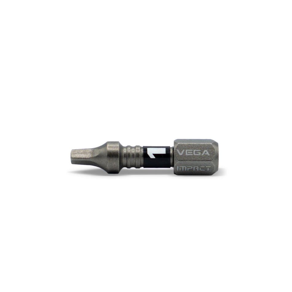 Vega T125R1A-C5, Impactech Square #1 Insert Bit x 1" - Carded 5pc