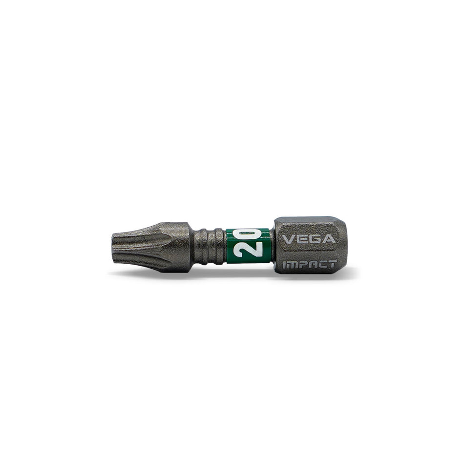 Vega T125TTS-C7, Impactech Torx Tamper Insert Bit Set x 1" - Carded 7pc
