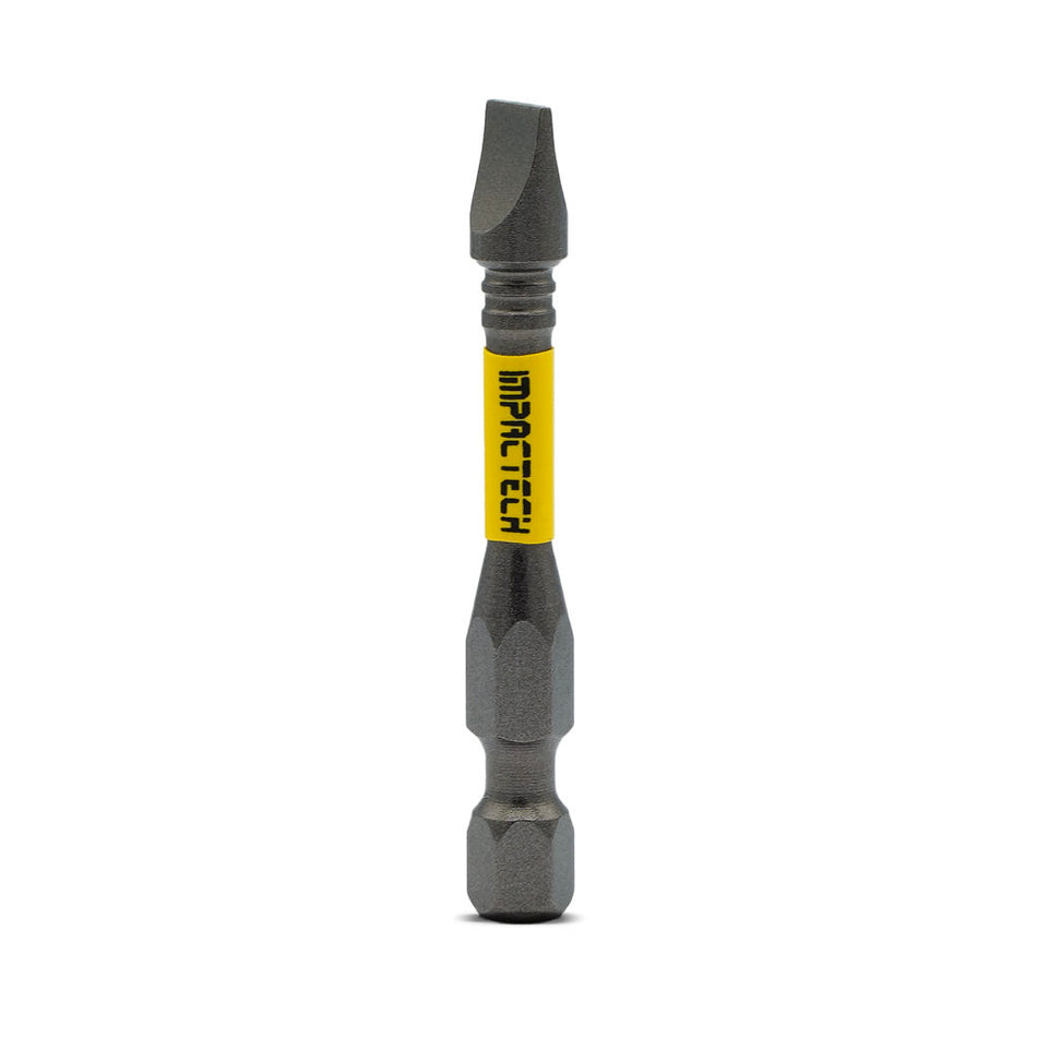 Vega T150F10A-C5, Impactech Slotted #10 Power Bit x 2" - Carded 5pc