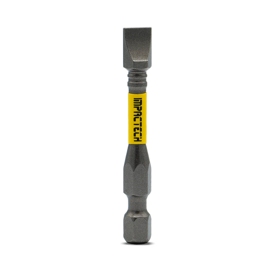 Vega T150F12A-C5, Impactech Slotted #12 Power Bit x 2" - Carded 5pc